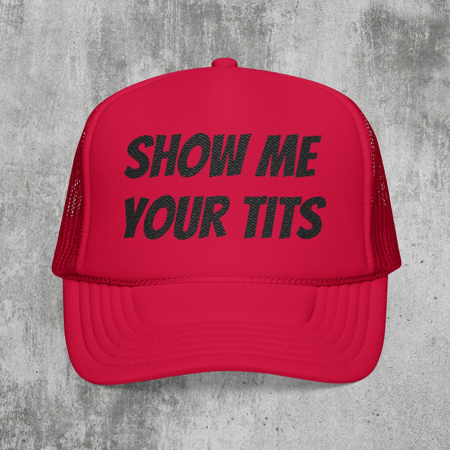Embroidered Foam Trucker Hat